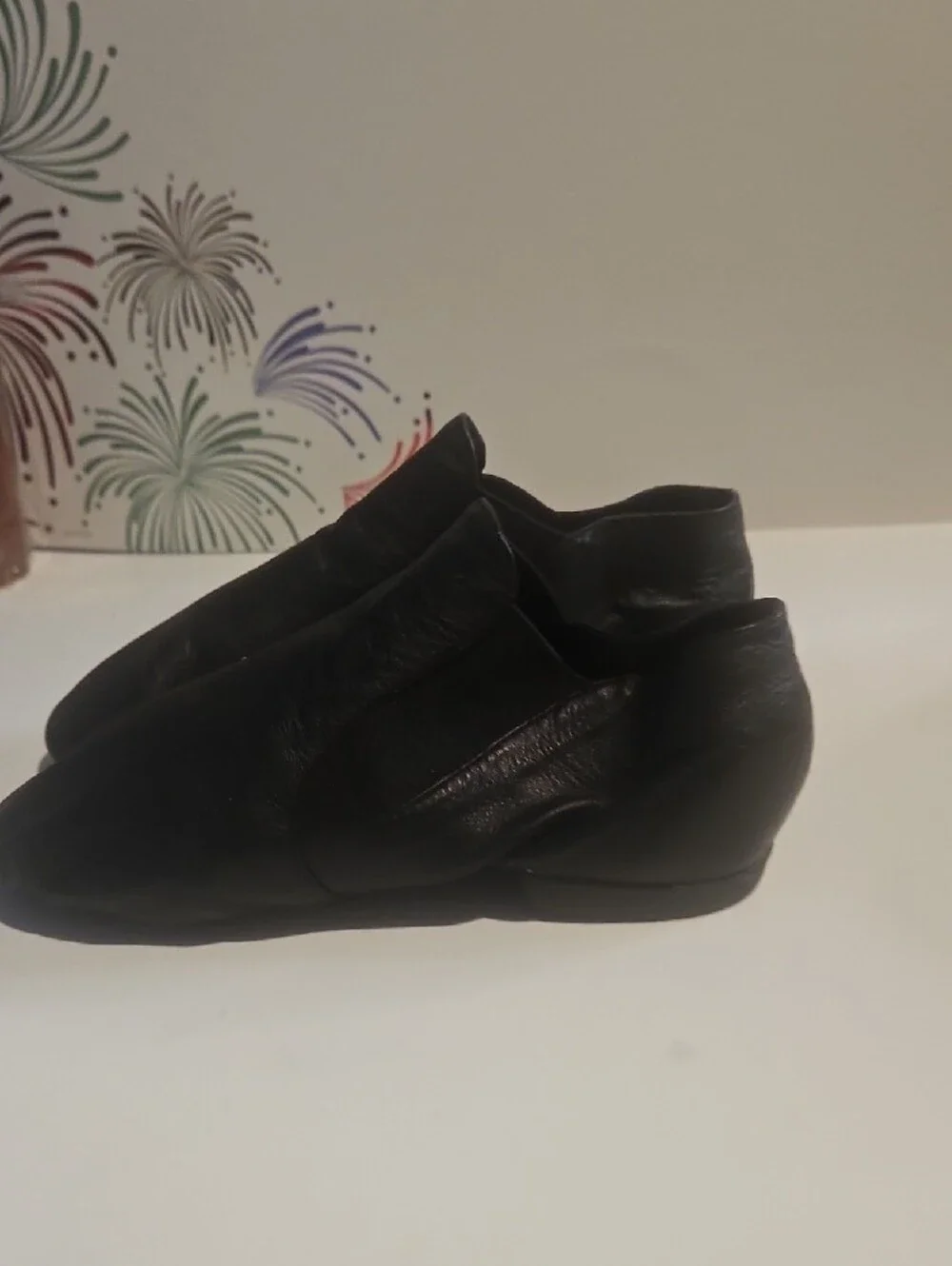 Capezio Black Slip-On Dance Flats